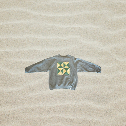 patchwork crewneck 002